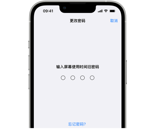 赤水iPhone屏幕维修分享iPhone屏幕使用时间密码忘记了怎么办 