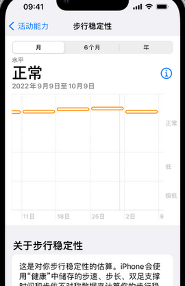 赤水iPhone手机维修如何在iPhone开启'步行稳定性通知'