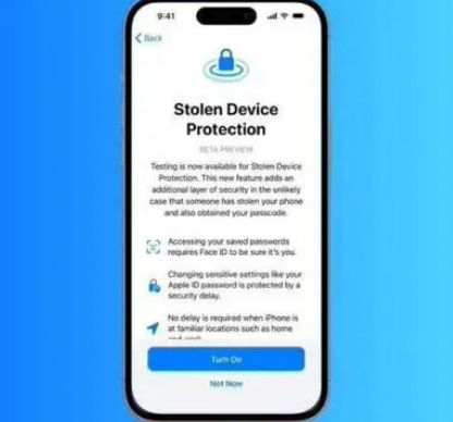 赤水苹果授权维修店分享被盗设备保护功能开启方法 