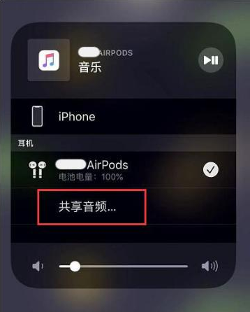 赤水苹果14音频维修点分享iPhone14音频共享设置方法 