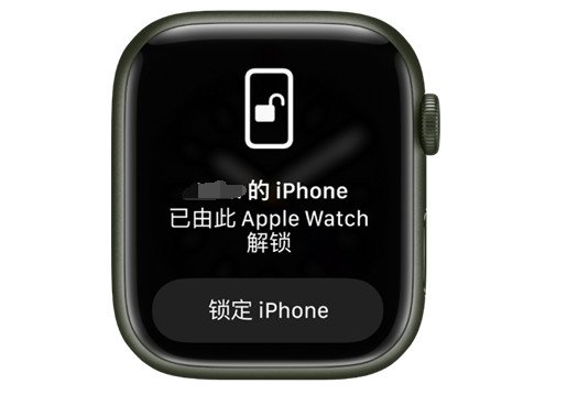 赤水苹果手机维修分享用 AppleWatch 解锁配备面容 ID 的 iPhone方法 