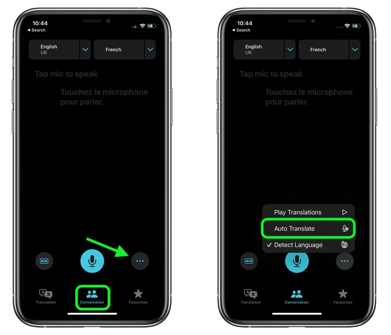 赤水苹果手机维修分享iOS 15 “翻译” App 新改进 