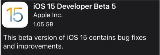 赤水苹果手机维修分享如何升级到iOS15.0 beta5 